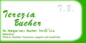 terezia bucher business card